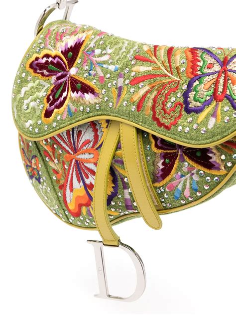 christian dior butterfly saddle bag|fashionphile Dior saddle bag.